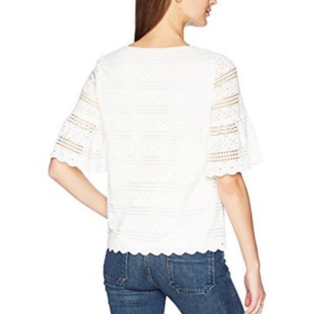 Ella Moon Kira Lace Top With Bell Sleeves | Medium